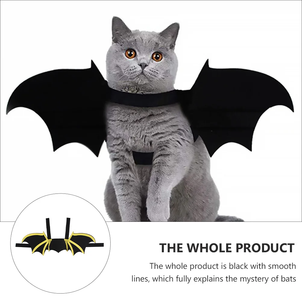 

1Pcs Pet Halloween Costume Bat Wing Outfit for Cats Dogs Puppies Festival Party Creative Look Smooth Line Style
