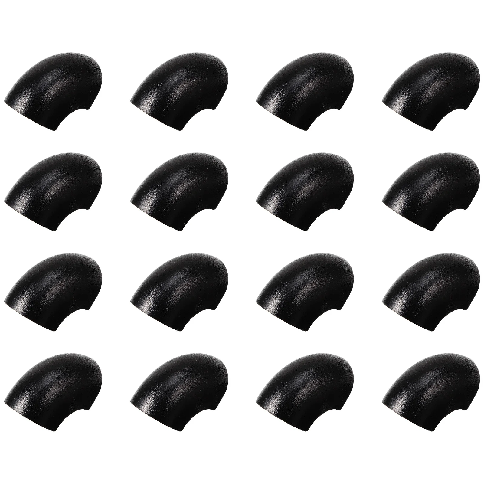 

16Pcs U-Shaped Iron Table Feet Mat Protective Chair Leg Caps Rubber for Home Office Furniture Anti-Scratch