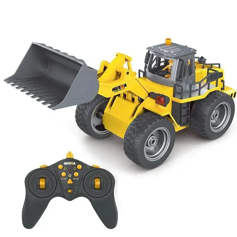 HUINA 1532  6channels  1/18 2.4GHz RC Metal Bulldozer RTR Front Loader Engineering Car Toy Construction Tractork Vehicle