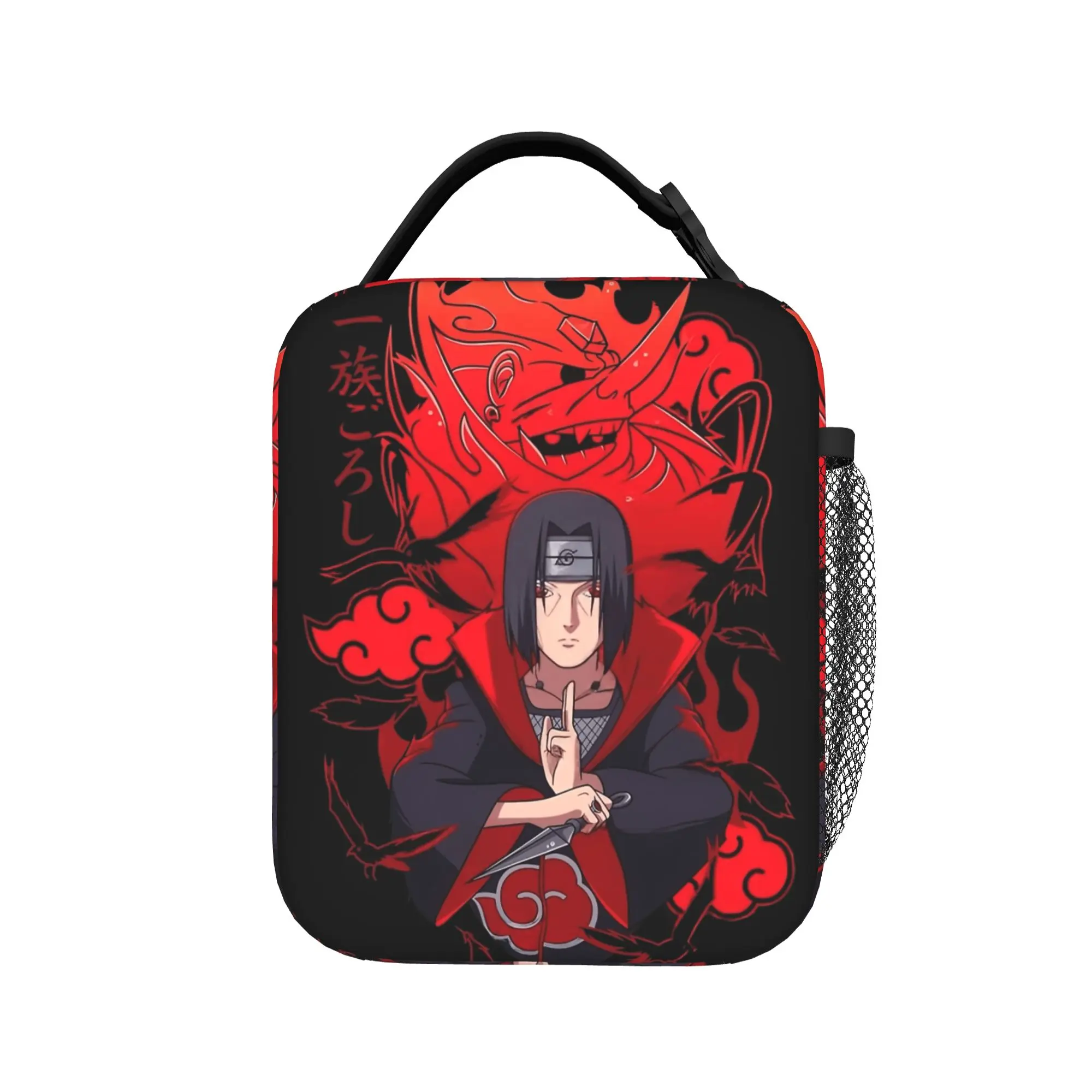 The Calm Assassin Carrying a Bloody Truth Narutoes Insulated Lunch Bag Cooler Bag Lunch Container Tote Lunch Box Food Handbags