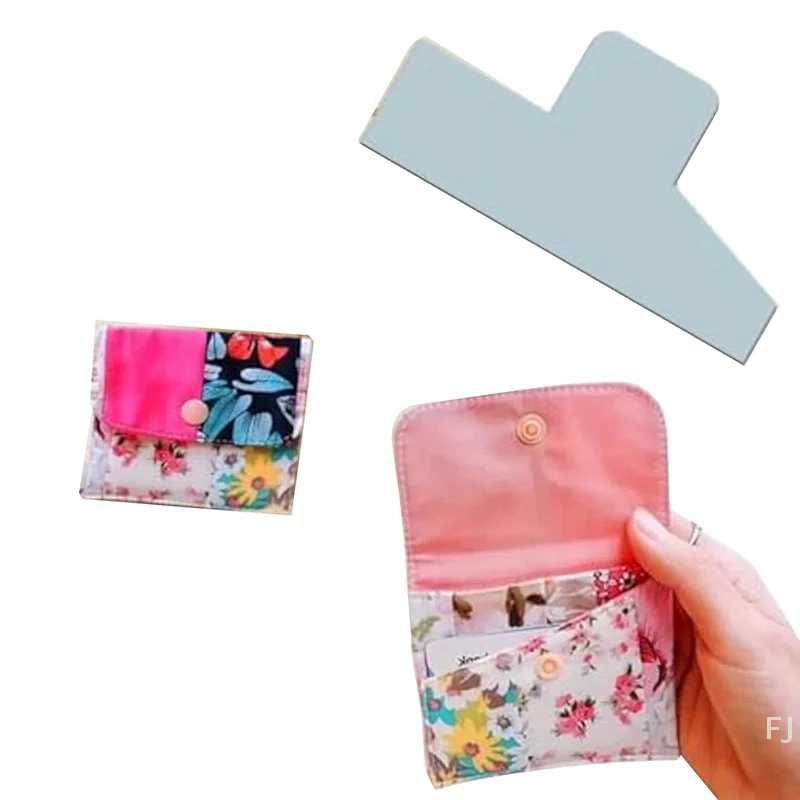 [YU] قالب مسطرة محفظة أكريليك مقاس 5/7/9 بوصة أداة صنع محافظ مسطرة يدوية الصنع