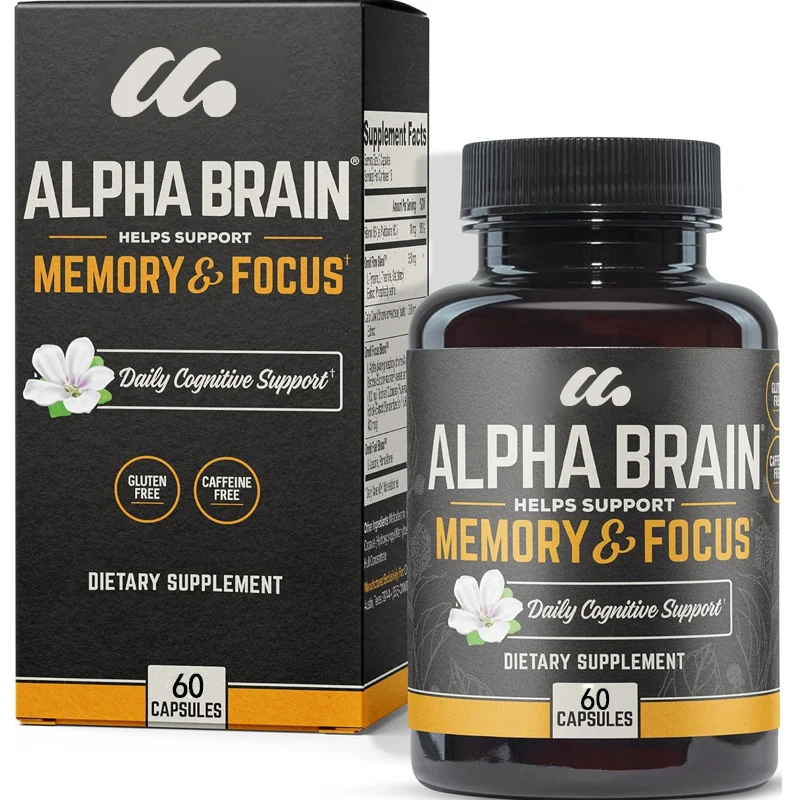 High quality puzzle brain supplement,suitable for both men and women-caffeine free for concentration, brain boosting, and memory