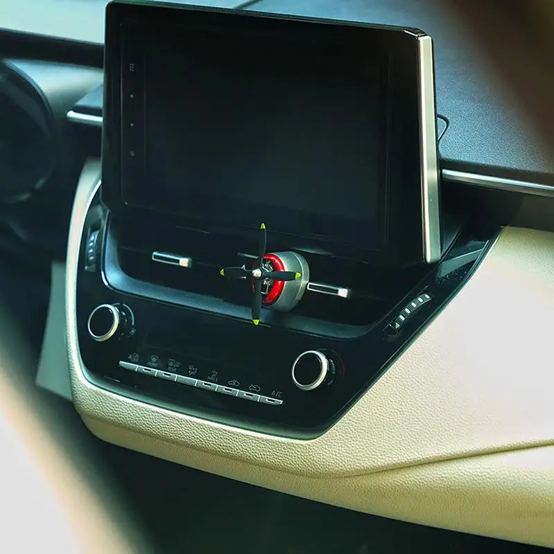 سيارة معطّر الهواء الدورية المروحة السيارات منفذ الهواء مروحة الناشر السيارات العطر الديكور لمعظم السيارات تنفيس الهواء