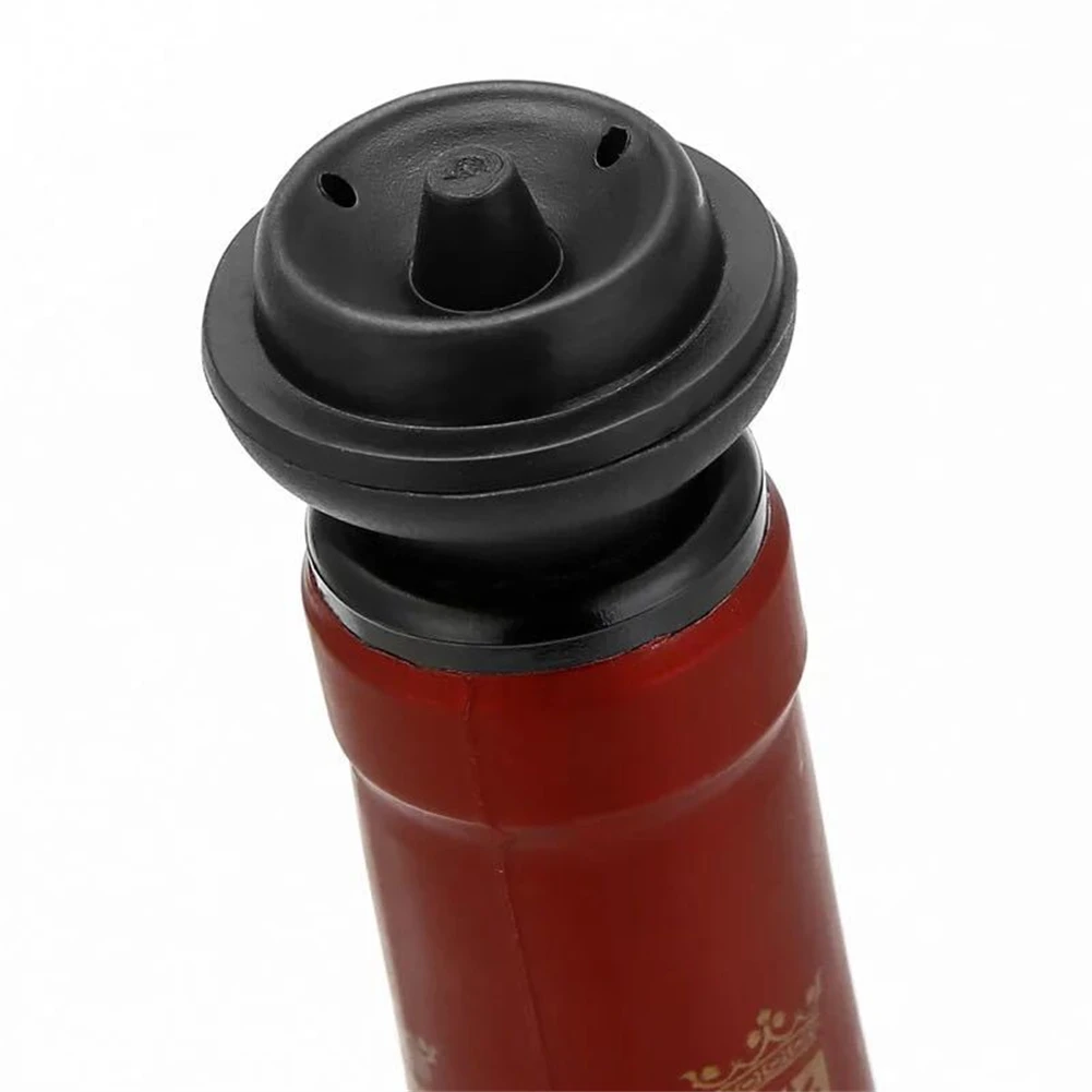 Hot Sale Practical Bottle Stoppers Bar Wine Set Silicone Vacuum Wine Easy To Removed High Quality Material Reusable