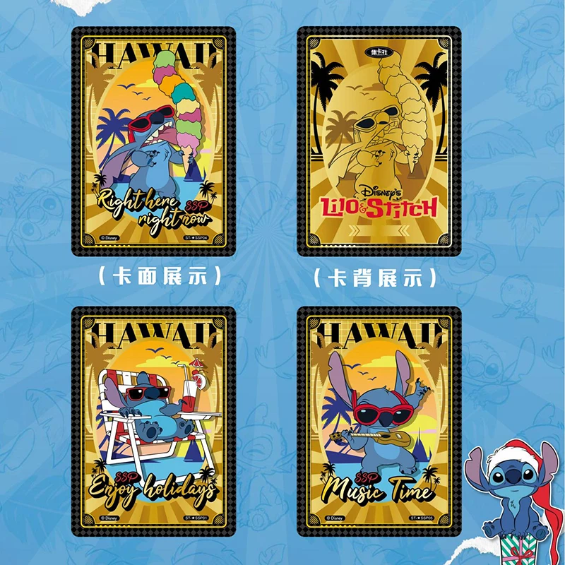 NEW Disney Lilo & Stitch Cards Commemorative Collection Anime Series Peripheral Rare Limited Flash Cards Hobby Collectibles Toys