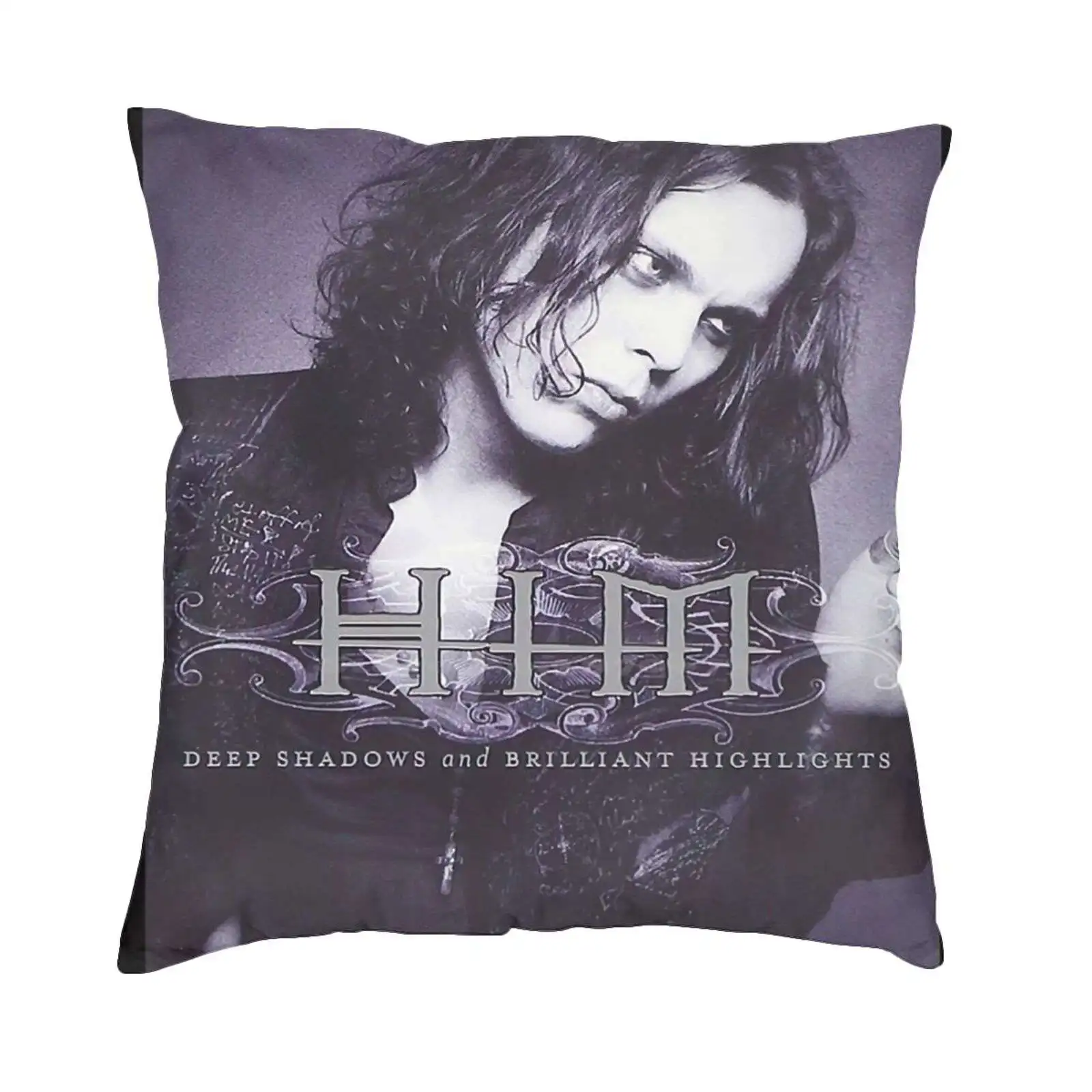 Him Band Deep Shadows And Brilliant Highlights Cover Heartagram Ville Valo Pillow Cover Hug Pillowcase Him Band Heartagram Him