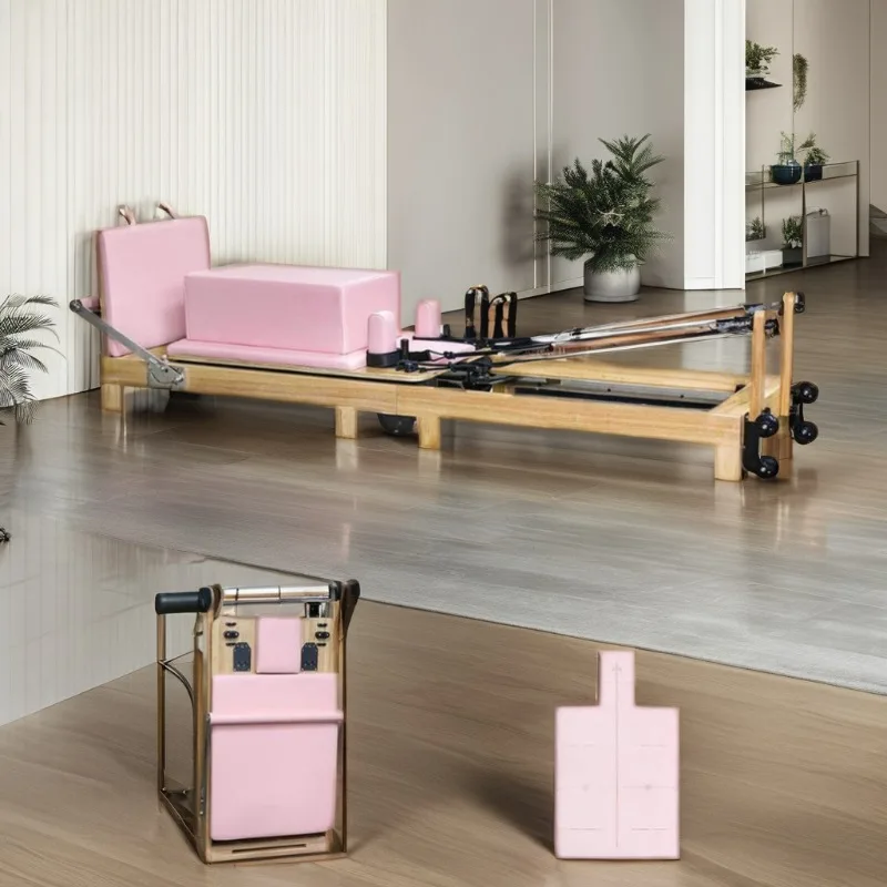 

YTYIN заводская цена складная тренировочная кровать для пилатеса фитнес-тренажер для растяжки машина высокое качество деревянные реформаторы для пилатеса