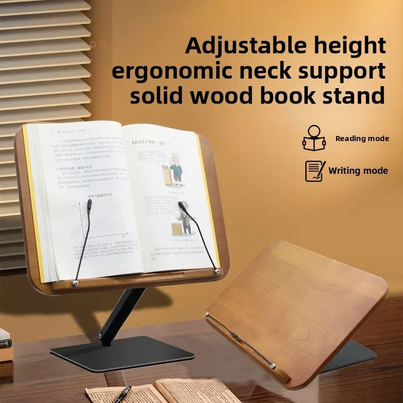 2-in-1 Space Saver: Adjustable Stand for Laptops & Books. Work & Read Comfortably