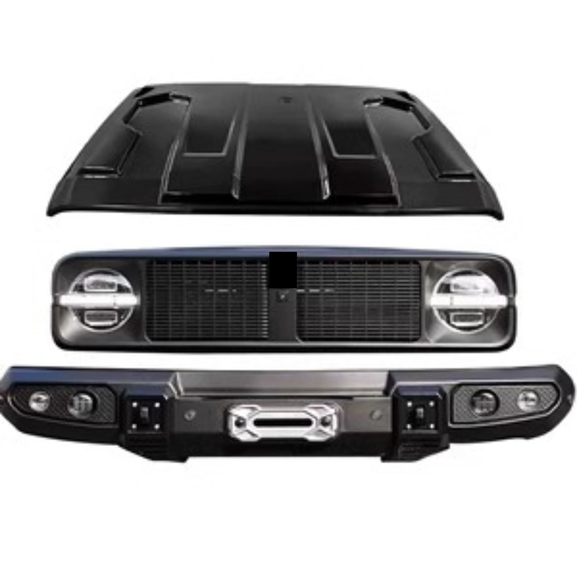 Front Rear Side Bumper Assembly Grille Aluminium Engine Hood for Tank 300 Wheel Eyebrow Modified New Style Car Body Kit