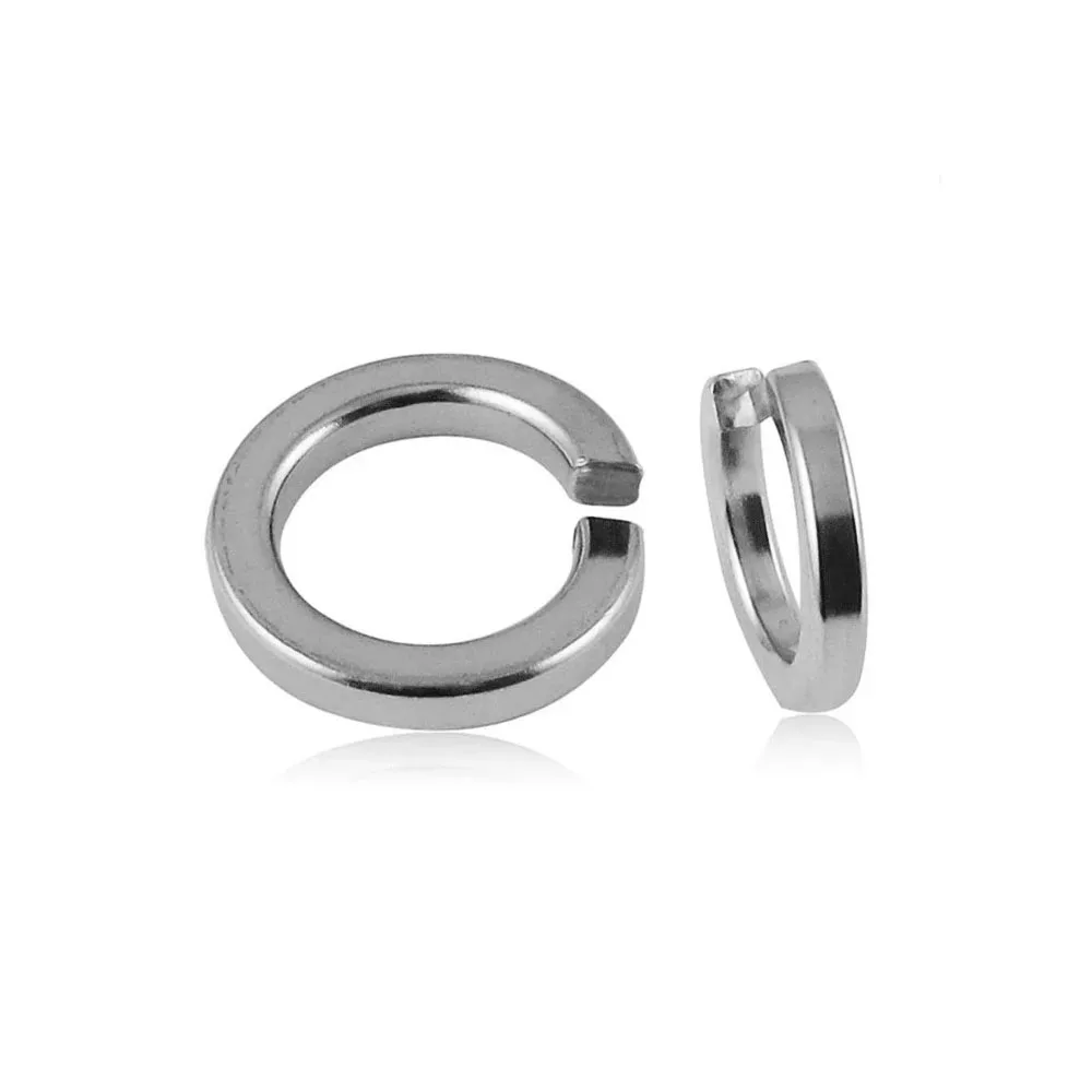 304 Stainless Steel Spring Split Lock Washer Elastic Gasket GB93 A2 Helic Spring Lock Washer M3 M4 M5 M6 M8 M10 M12 M14