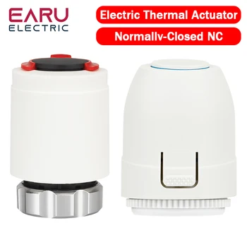 Vanne de chauffage au sol électrique, actionneur thermique, collecteur pour chauffage au sol, TRV, religions thermostatiques, NC, AC, 230V, M30 x 1.5mm