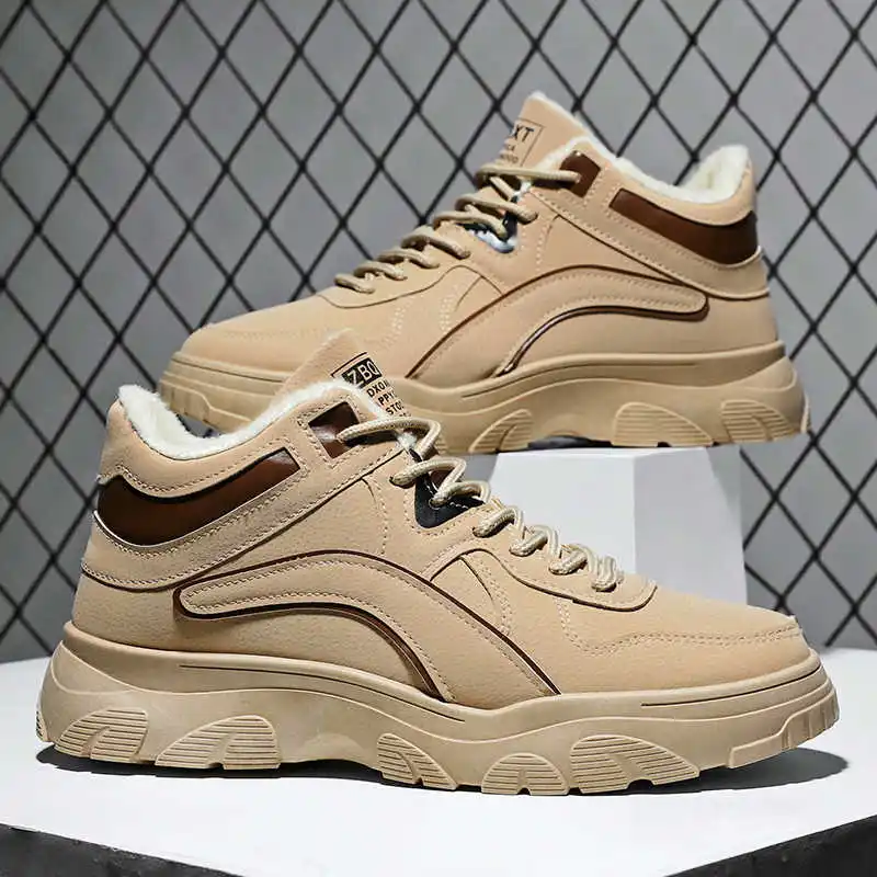 

Fluff Snow Booties High Top Sneakers For Women Summer Boots Women Shoes Short Boots White Sport Teniss Vintage Real Teni