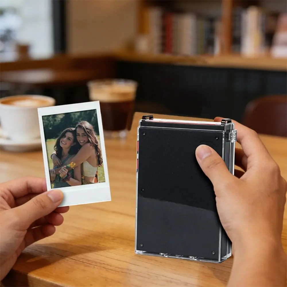 Full Protection Photo Printer Case with Lanyard Anti-Drop Clear Carrying Case Shockproof for FUJIFILM instax mini Link+
