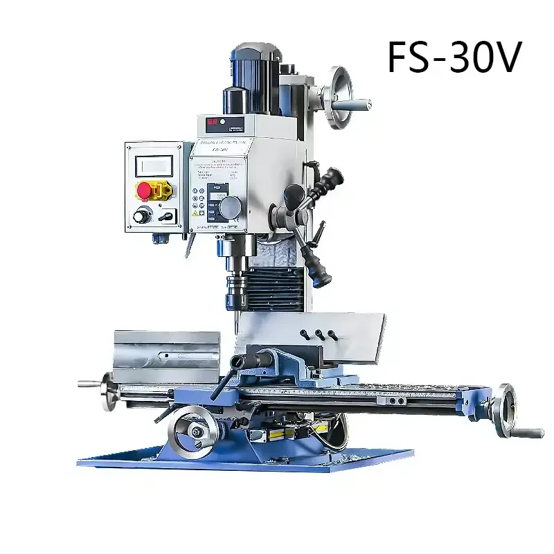 

【HOT】750W/1100W FuSai FS-30v Conventional Automatic Variable Speed Digital Display Wood Metal Feed Drilling and Milling Machine