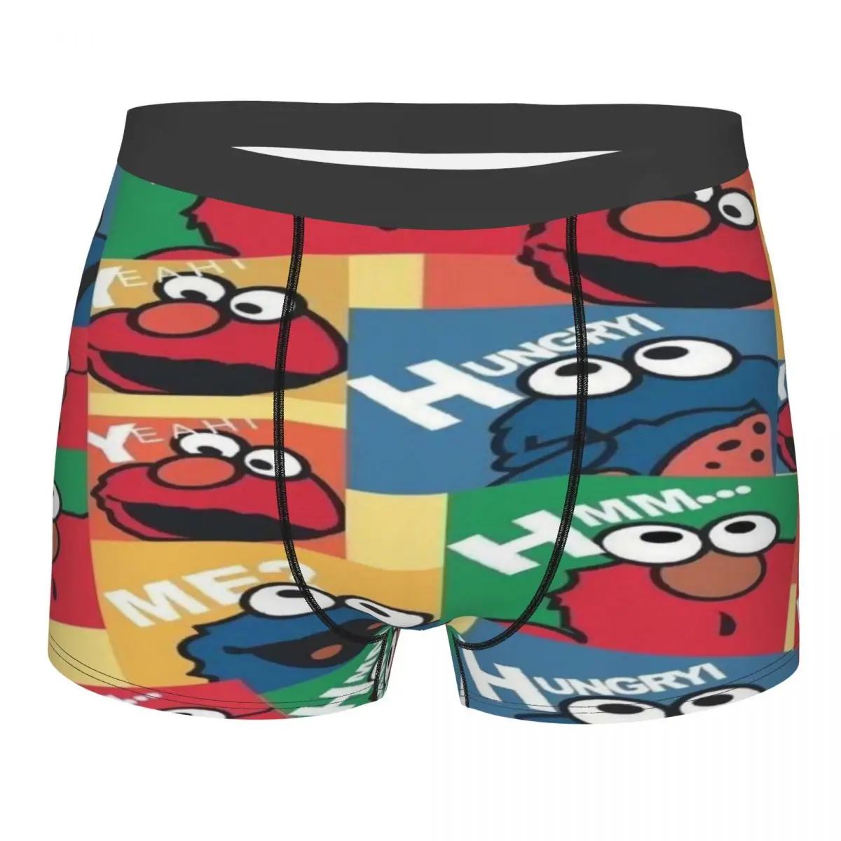 

Мужское нижнее белье Custom Cookie Monster Television Programs, эластичные трусы-боксеры, шорты, мягкие трусы для мужчин