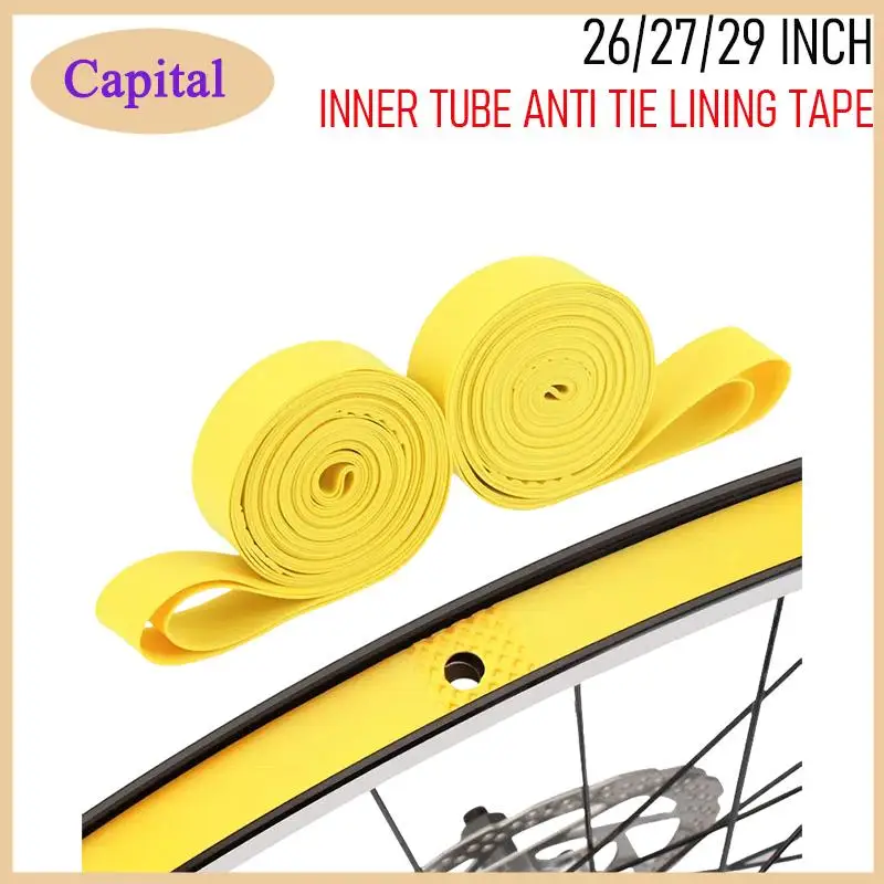 

1 пара (2 шт.) премиальных ПВХ-лент для ободов велосипедных колес, для MTB, шоссейных и складных велосипедов, защита для покрышек 26, 27.5, 29, 700c