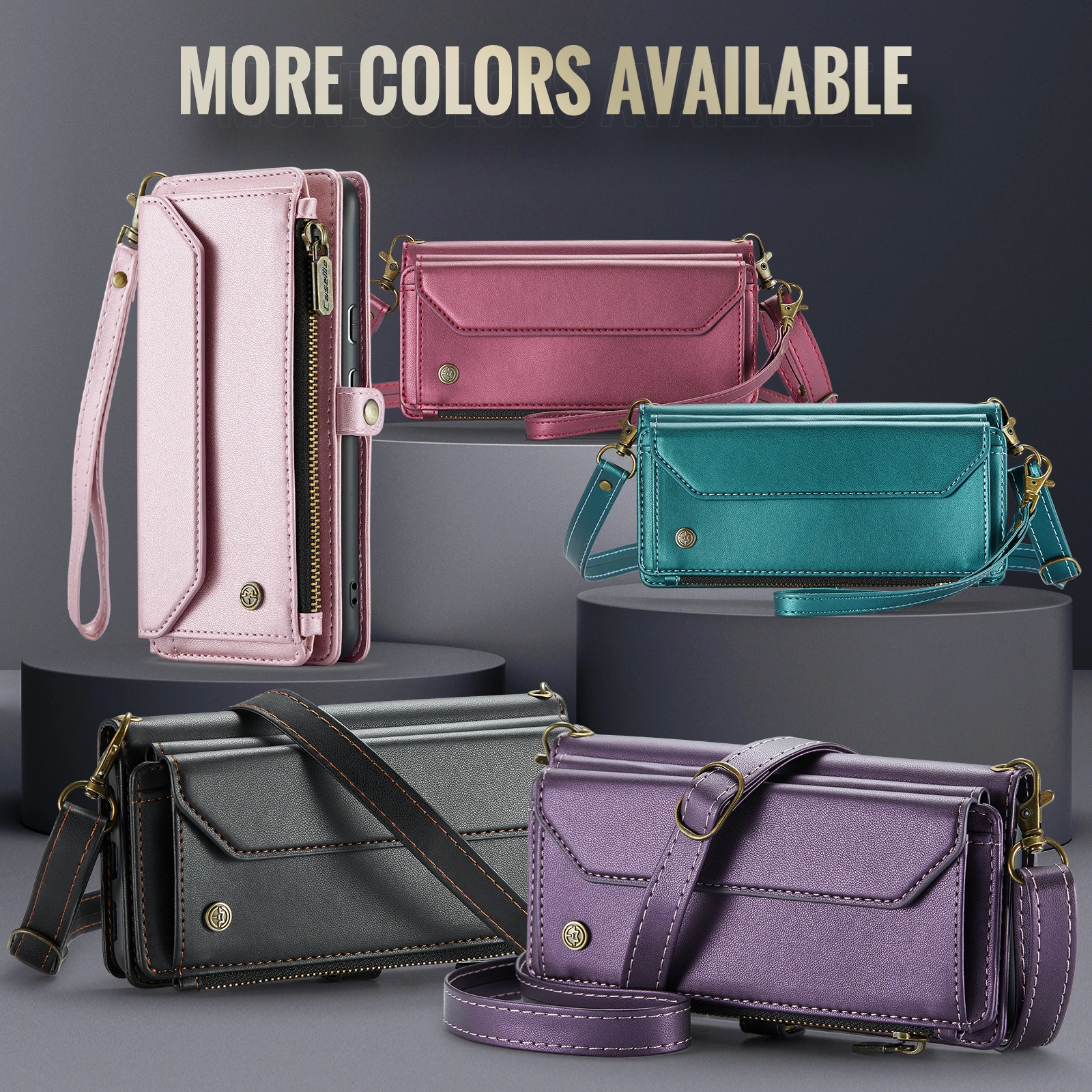 TPU side buckle magnetic shoulder strap phone bag For Google Pixel 7A 8 9 Pro XL Many Card Slot Fall prevention Phone Case