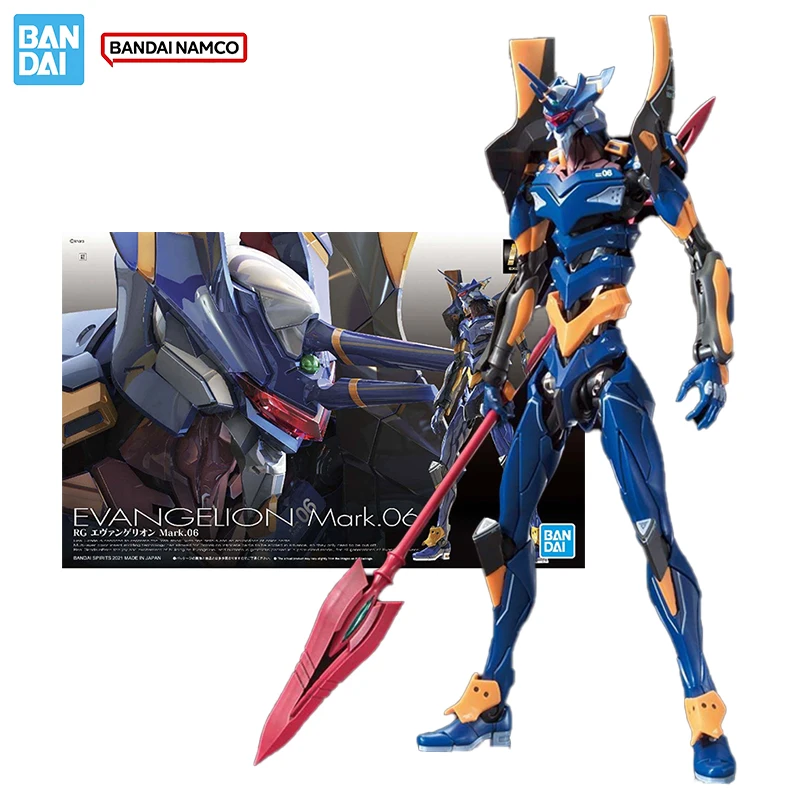 

Bandai Original Genuine Figure Evangelion Model Kit RG 1/144 Evangelion Mark 06 Collection Action Figure Model Boys Toys Gifts