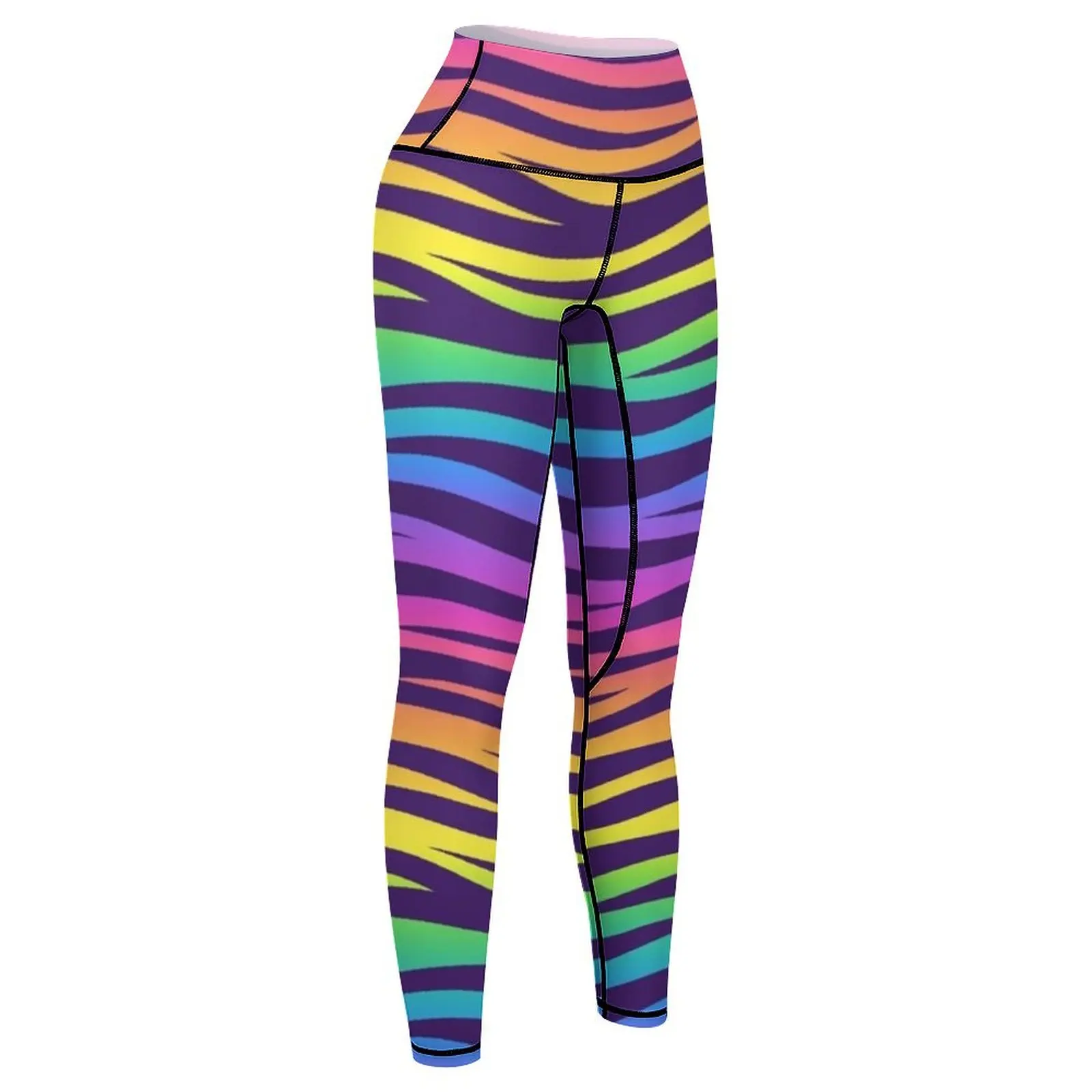 Rainbow Tiger Leggings Women's high waist joggers for Womens Leggings