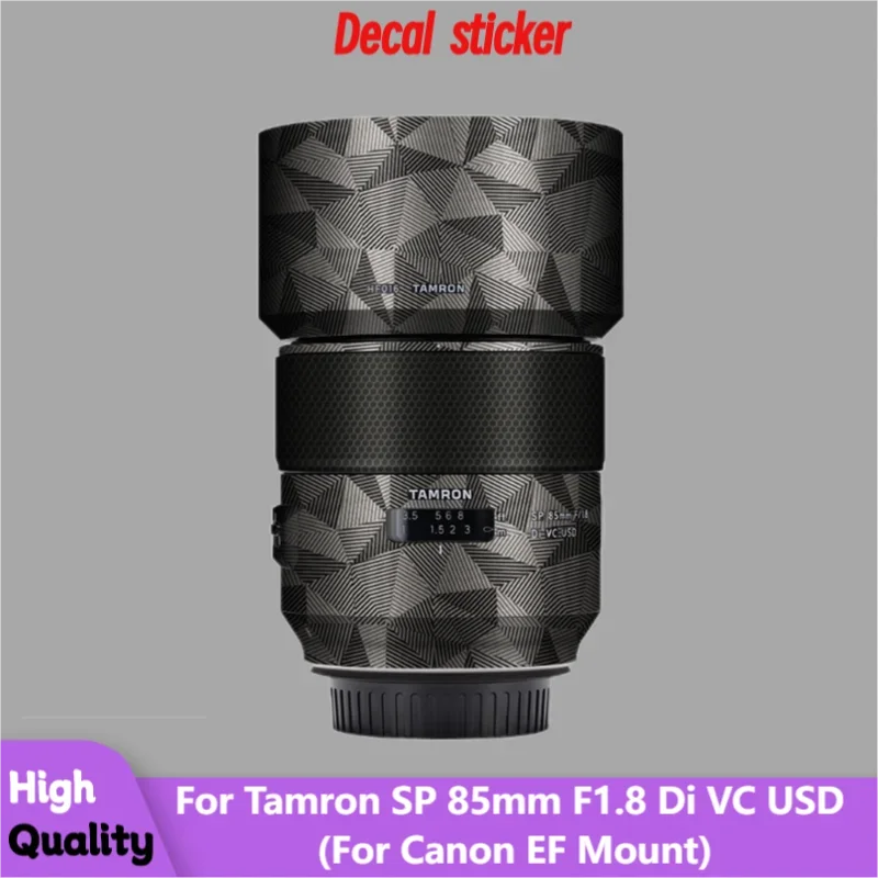 

For Tamron SP 85mm F1.8 Di VC USD For Canon EF Mount Lens Sticker Protective Skin Decal Film Anti-Scratch Protector Coat F016