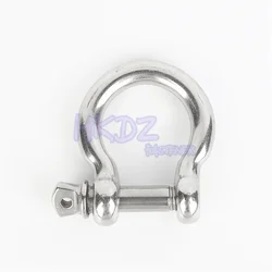 M4-M38 Carabiner D Bow Lifting Shackle Slot Screw Removable Fob Keychain Joint Connector Buckle DIY Hardware 316 stainless steel