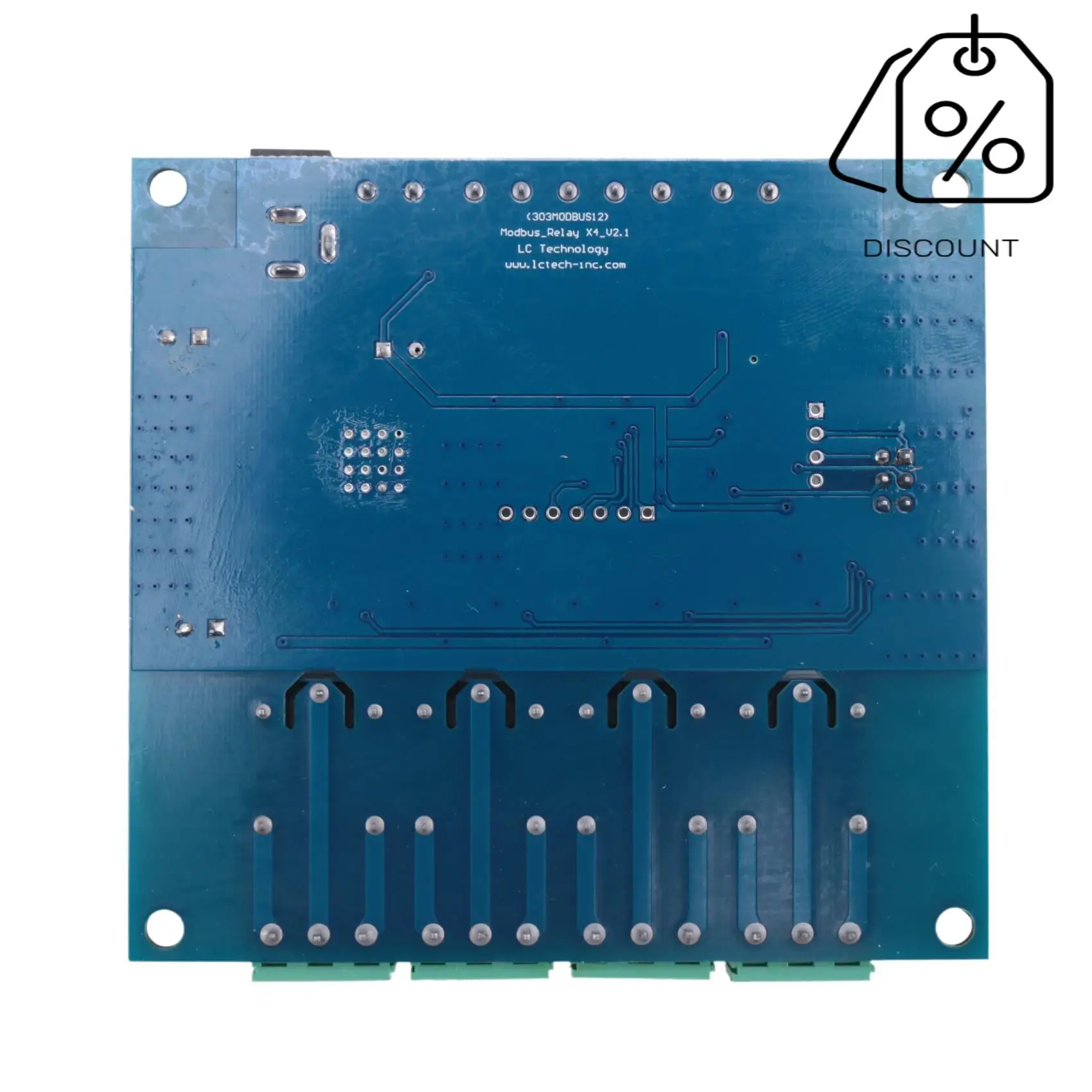 ABMF-Modbus Rtu 4 Ch Modul Relai Input 485 Ttl Komunikasi Uart Input 4 Saluran Modul Relai 7-24V
