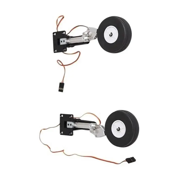 Pour FMS 70mm ventilateur canalisé EDF Jet Avanti V3 avion système de train d'atterrissage principal type à genoux amortisseur pour avion FMS 70mm RC