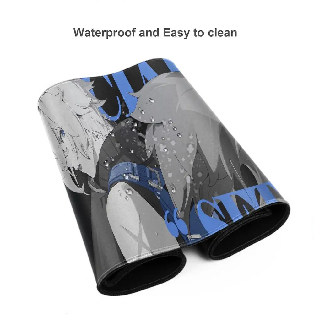 Zenless Zone Zero Mouse Pad ZZZ Ellen Zhu Yuan Miyabi Nicole Jane Yanagi Anby Lycaon Large Game Rubber Locking Edge Keyboard Mat