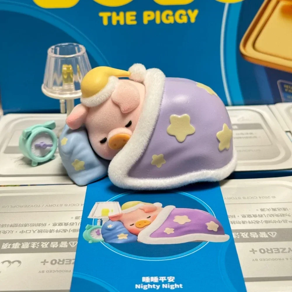 Lulu The Piggy Stay with You Series mainan babi kaleng kotak hadiah ulang tahun anak perempuan lucu koleksi ornamen liburan