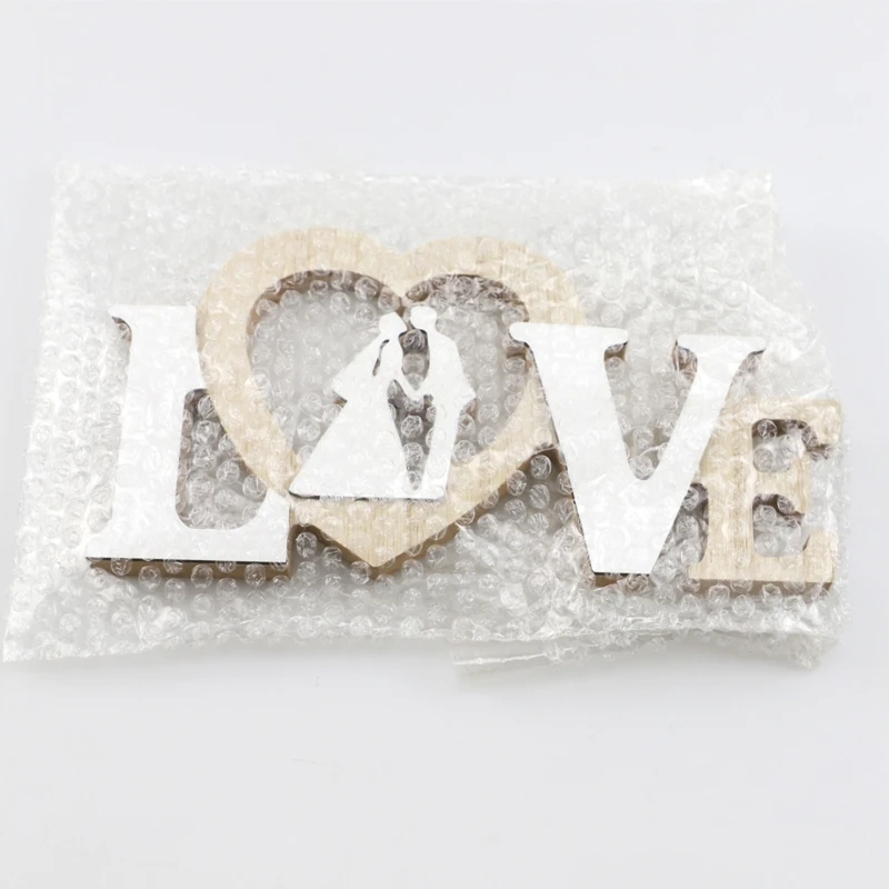 الحب الكلمات زخرفة ديكور المنزل الحب تسجيل هدايا لل زفاف ديكور منضدية قابلة لإعادة الاستخدام مشرق اللون لوحة #6