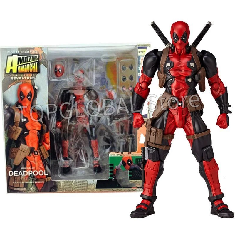 AMAZING YAMAGUCHI Deadpool Action Figure Ultimate X-Men Mutants Super Hero Figure Toys Collectible Model Doll Gifts