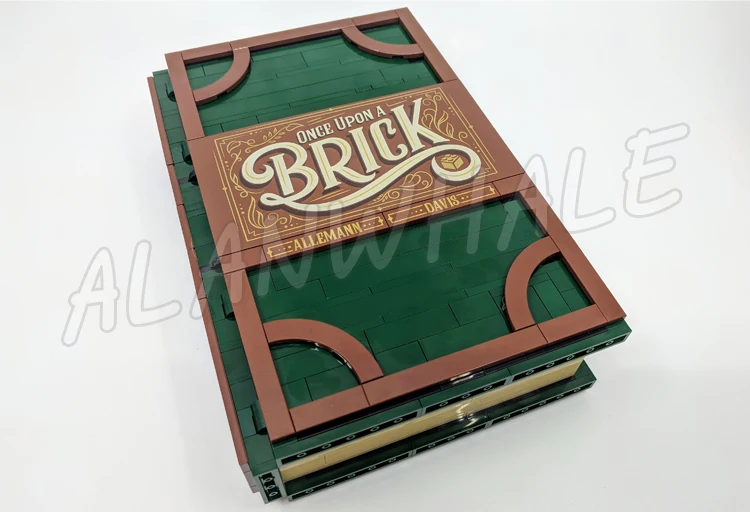 880 Stück Ideen Pop-Up bewegliches Buch Kinderfabel Geschichte Bohnenstange Wolf Giant 11393 Bausteinspielzeug kompatibel mit Modell