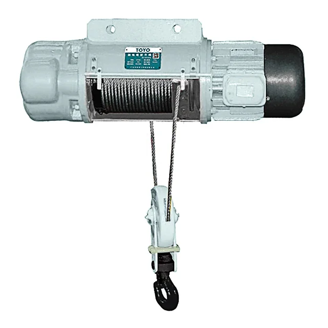 Crane Lifting Tool Three-Phase Electric Cable Winch 1 2 3 5 10 Ton Cd1 Electric Wire Rope Hoist