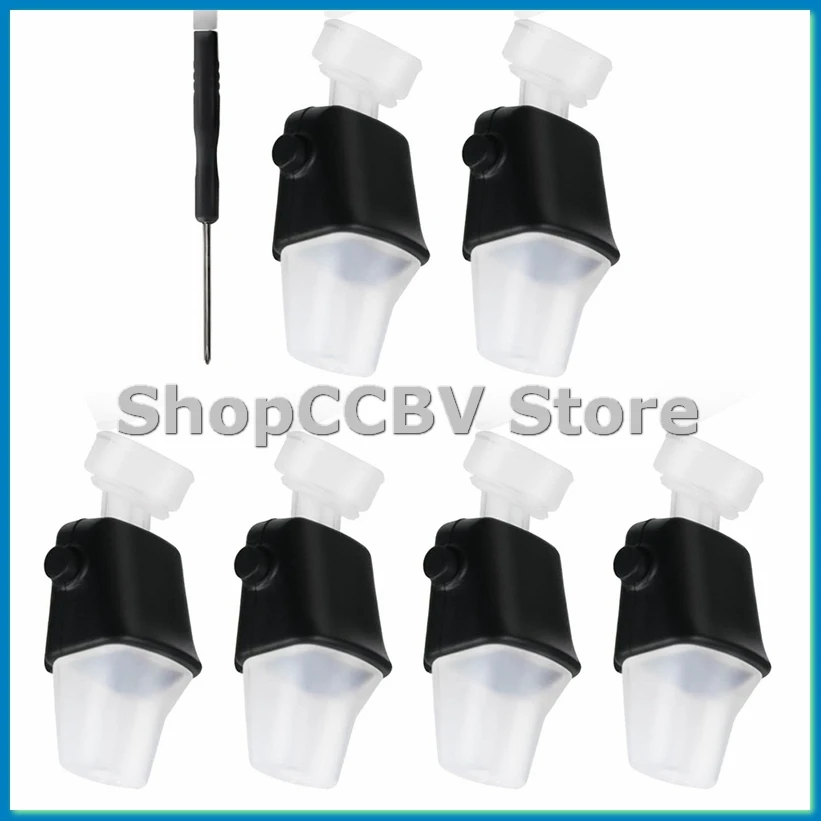 

6pcs Replacement Spout for ,Soft Lids Replacement Parts Silicone Mouthpiece for Aubrey 14oz/20oz-A50M