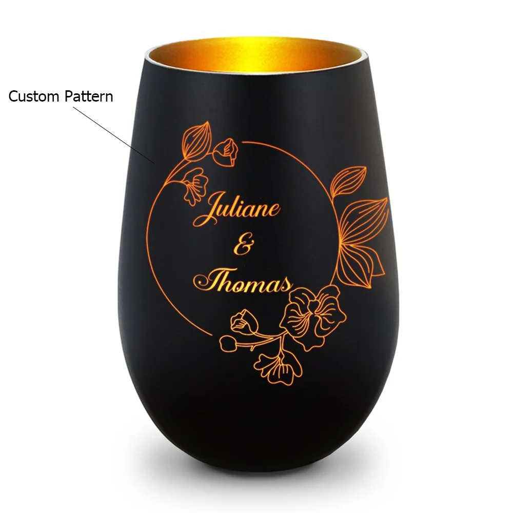 Festival-Kerzenhalter aus Glas, kreative Heimdekoration, anpassbarer Aromatherapiebecher, ideales Geschenk für Familie, Freunde, westliches Restaurant