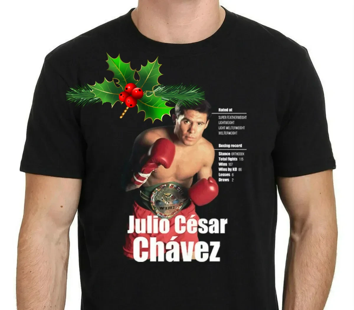 Julio Cesar Chavez Mexican Boxing Legend T-Shirt 100% Cotton O-Neck Summer Short Sleeve Casual Mens T-shirt Size S-3XL