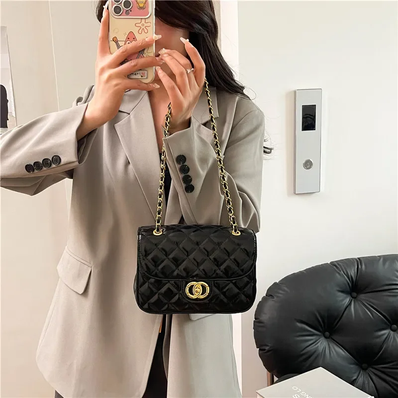 

Classic Designer Tote Bag For Women Genuine Leather Crossbody Shoulder Handbag Elegant Ladies Purse