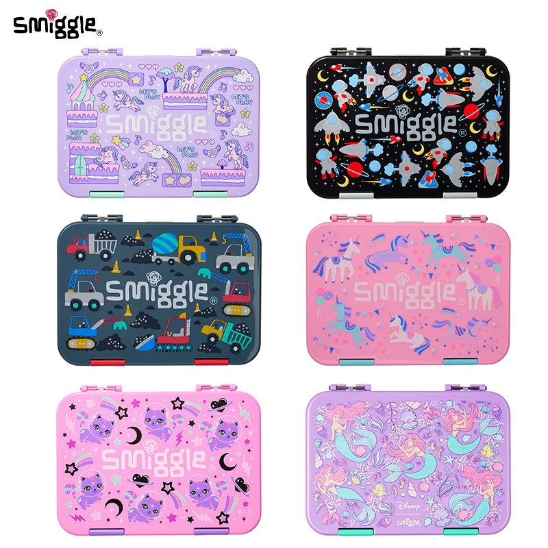

New Australia Cartoon Lunch Box Cute Fun Shape Two Compartments Children'S Lunch Box Students 750ml Fruit Box Lunch Box