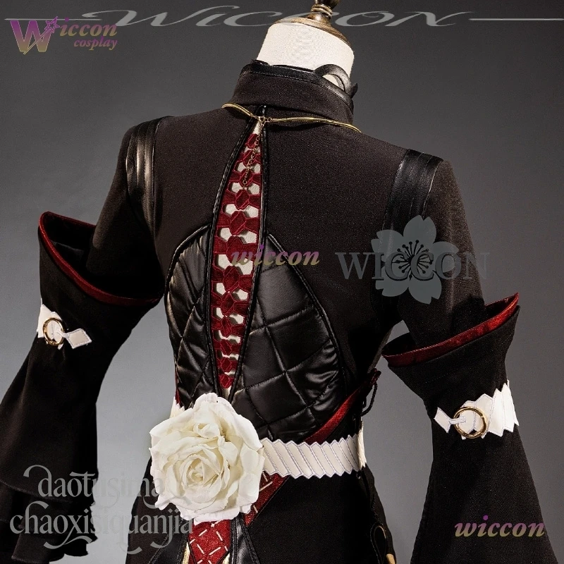 Isolde زي مثير طويل عسكري فاسق موحد لعبة Zenless منطقة صفر تأثيري فستان أخضر Y2K شعر مستعار طويل حفلة عيد الميلاد كوس #6