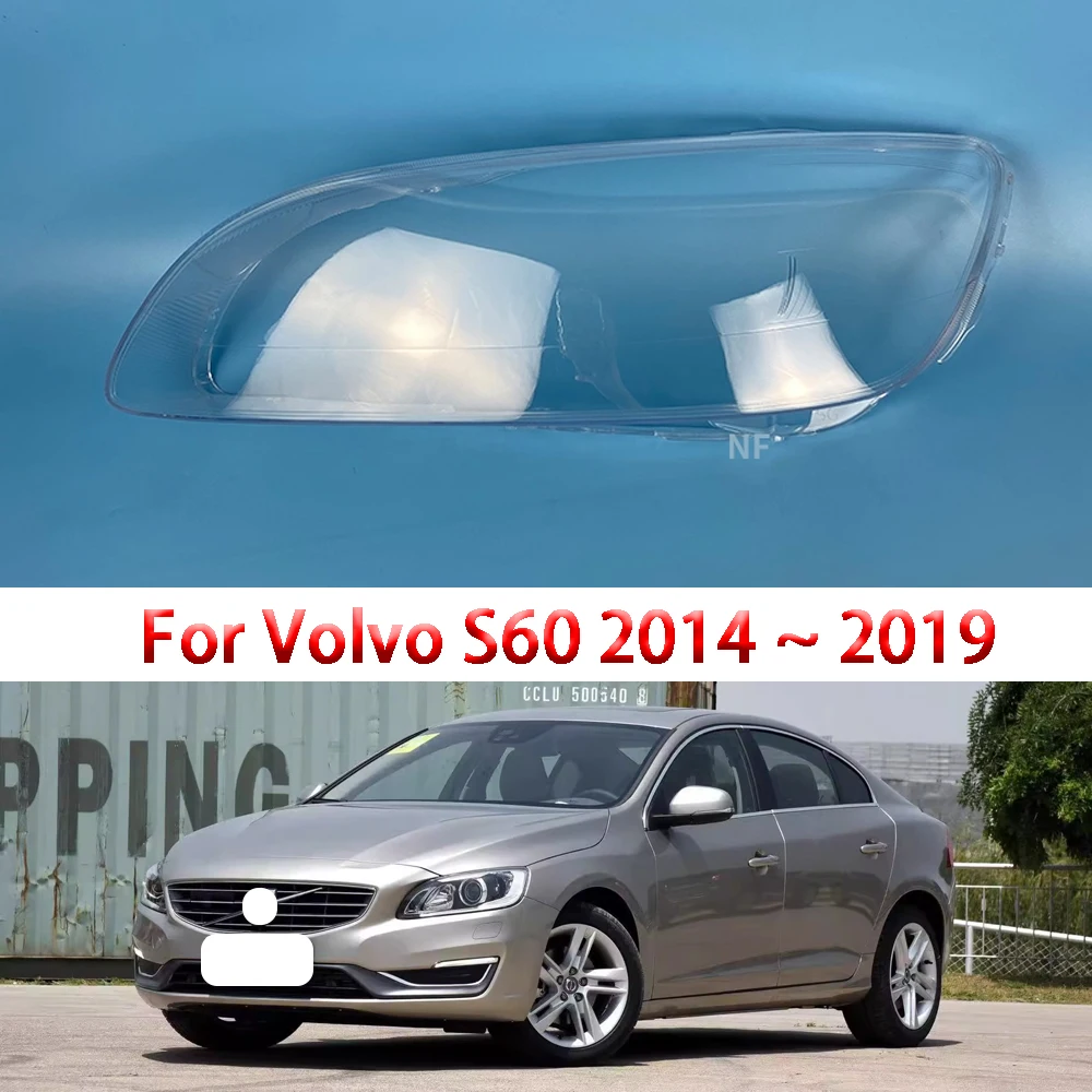 

Front Headlamps Glass Headlights Shell Cover Transparent Lampshades Shell Masks Lens For Volvo S60 2014 2015 2016 2017 2018 2019