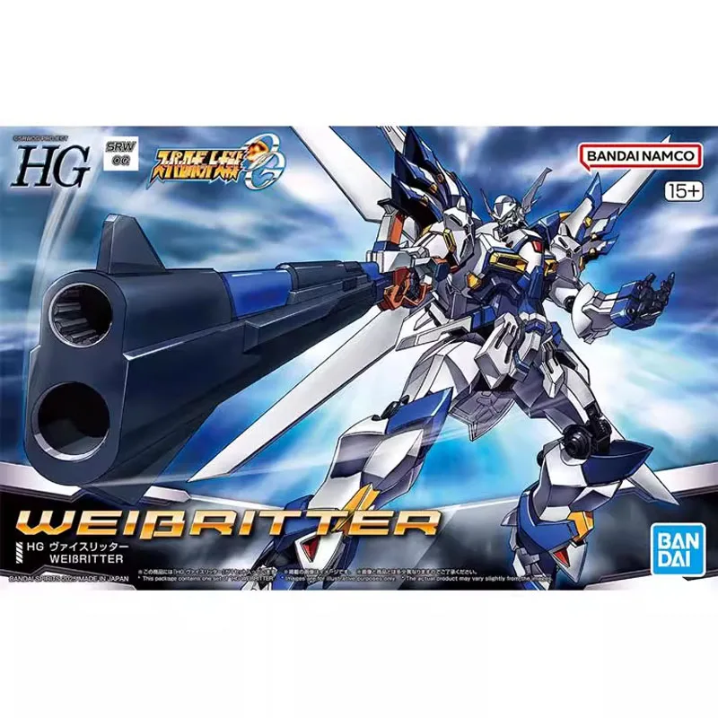 

Bandai оригинальный HG 1/144 аниме Weißritter сборная модель комплект экшн-фигурки игрушки для детей Коллекционный подарок