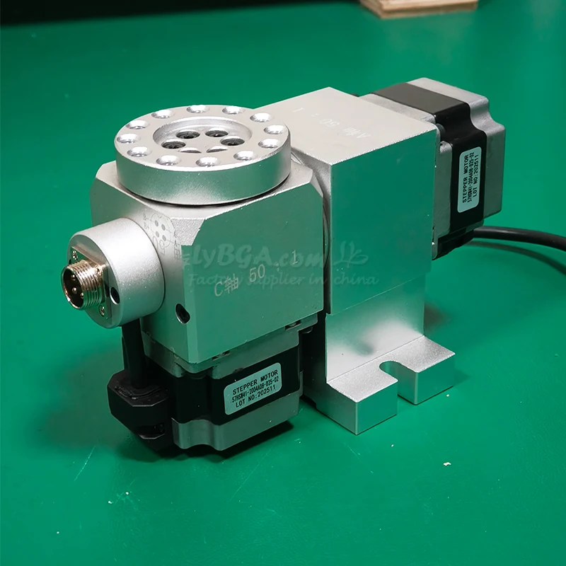 LY Rotary Axis Harmonic Drive Reducer CNC 4th 5th Two-Phase Stepper Motor Nema 23 Speed Reducing Ratio 50:1 for Milling Machine