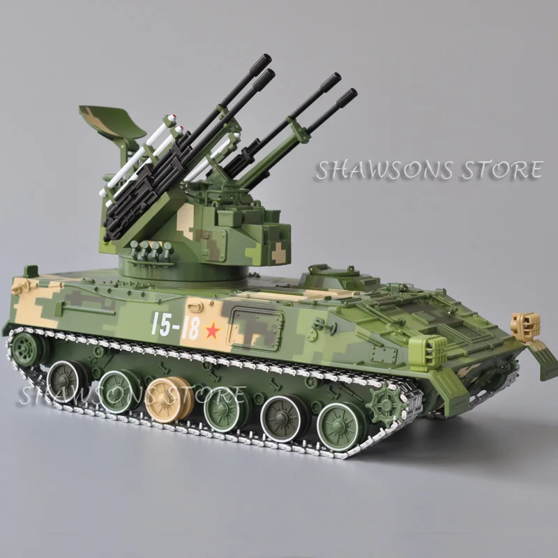 1-28-scale-diecast-military-model-toy-china-pgz-95-self-propelled-anti-aircraft-artillery-weapon-metal-tracks-miniature-replica