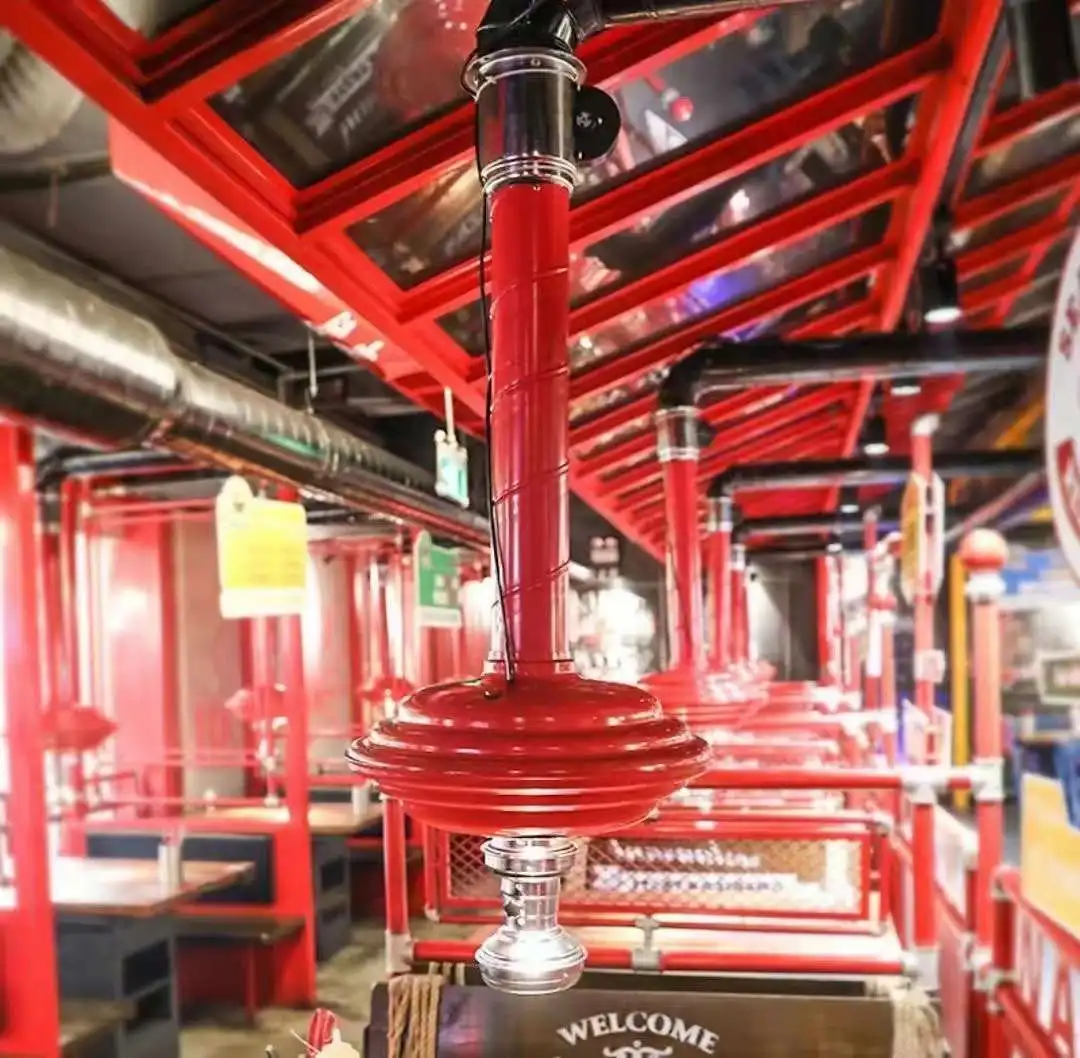 센핫 무연 바베큐 배기 텔레스코픽 연기 후드