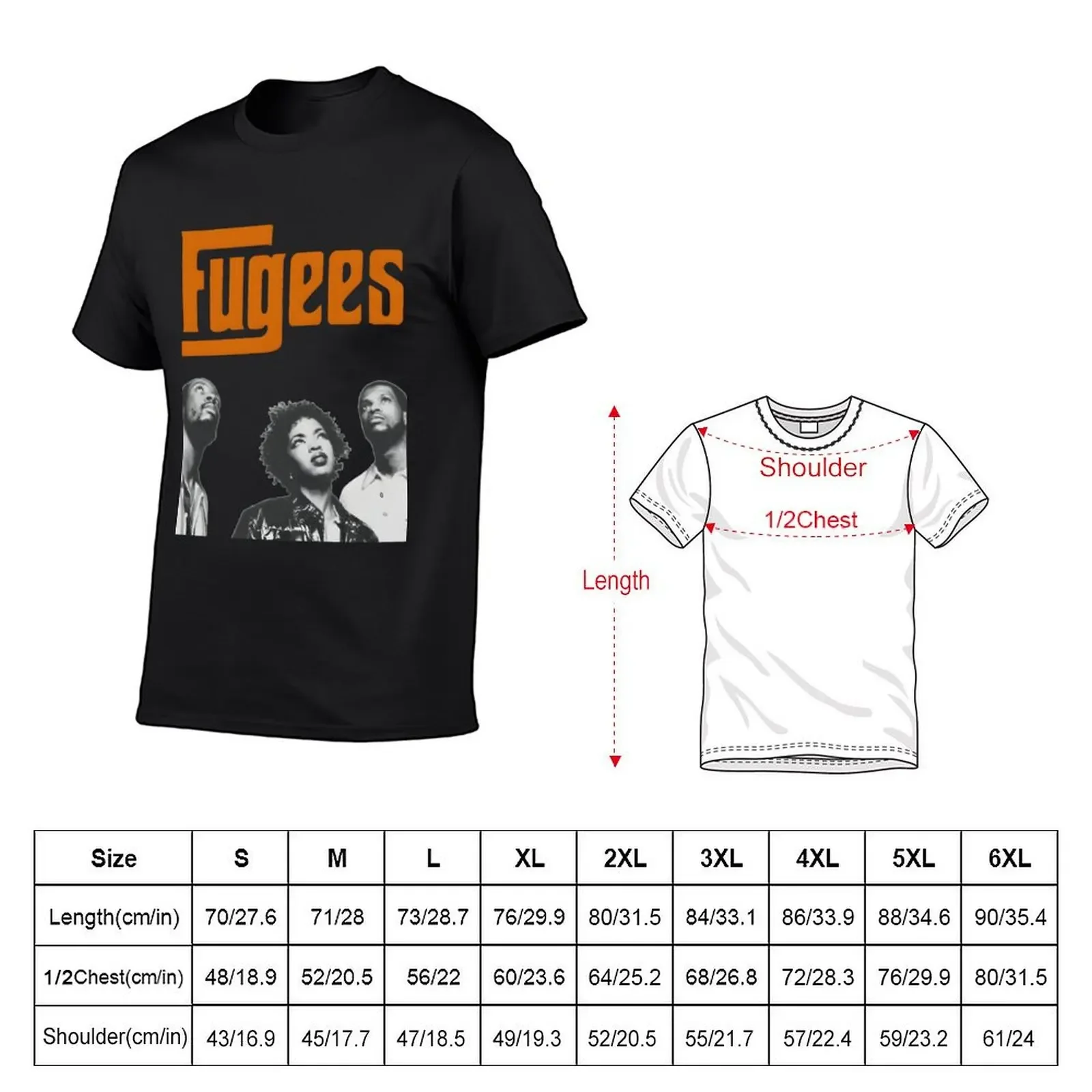 The Fugees Long T-Shirt cute tops anime t shirts men clothes