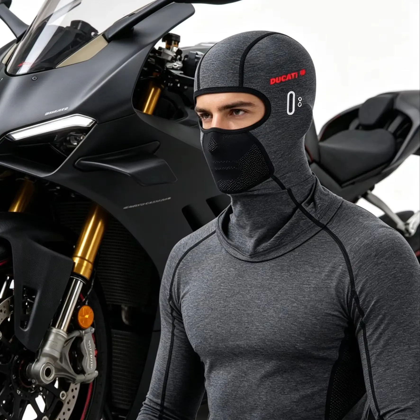 

Ducati Multistrada 950 1100 1200 1260 Summer Balaclava Cooling Cycling Cap with UV Protection Motorcycle Hat for Bike Running