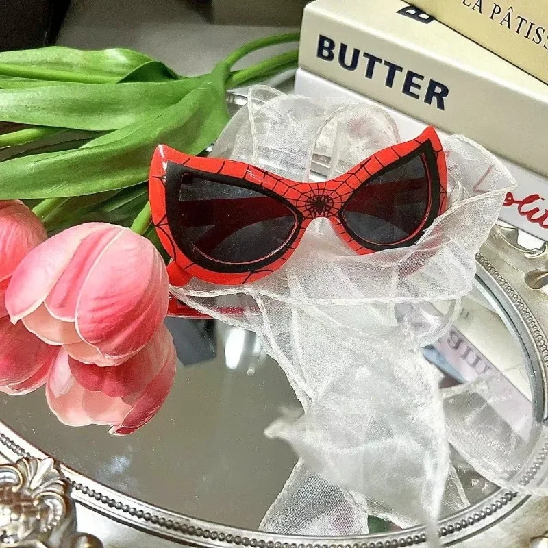 

Cartoon Anime Marvel Spider-Man Glasses Cute Children's Sunglasses Boys Girls Spider Man Sunglasses Sports Goggles Toy Gift