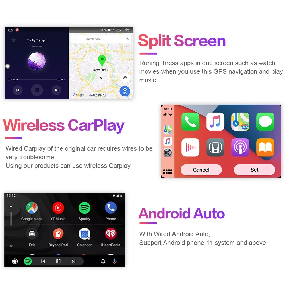 CarPlay Android 14,0 Auto-Multimedia-Player Für BMW X1 E84 2009-2015 Drahtlose Auto Radio GPS Navigation 8 + 256 GB Bluetooth Wifi – Detail 2