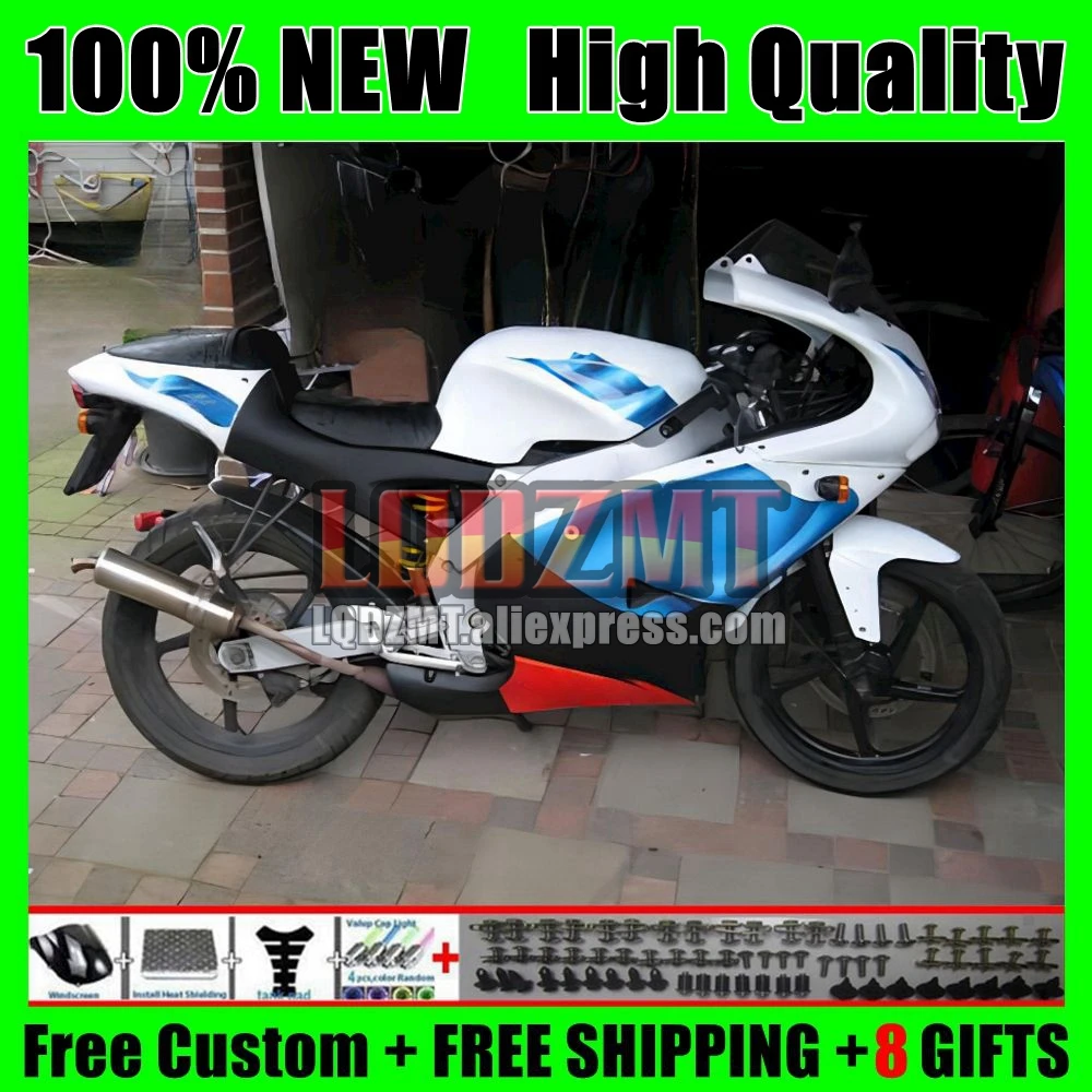 RS250RR For Aprilia RS 250 RS-250 RS250 RR 98 99 00 01 02 03 113No.48 RSV250 1998 1999 2000 2001 2002 2003 Fairing Blue White