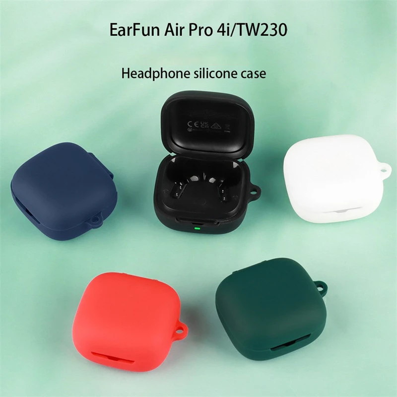 غطاء سماعة أذن من السيليكون لهاتف EarFun Air Pro 4i سماعات أذن بلوتوث واقية لـ EarFun Air Pro 4i حافظة مضادة للسقوط #1